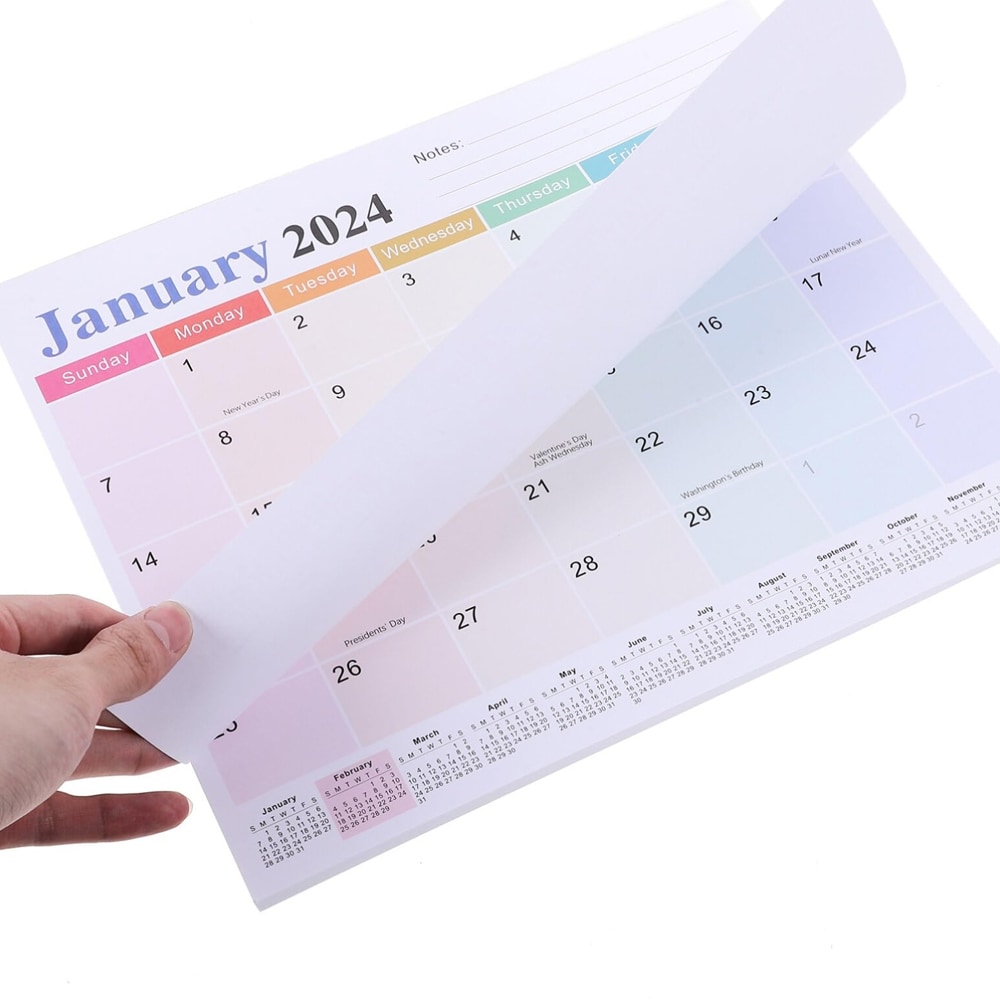 Magnetisk Kalender 2025 till Juni 2026 - Engelska