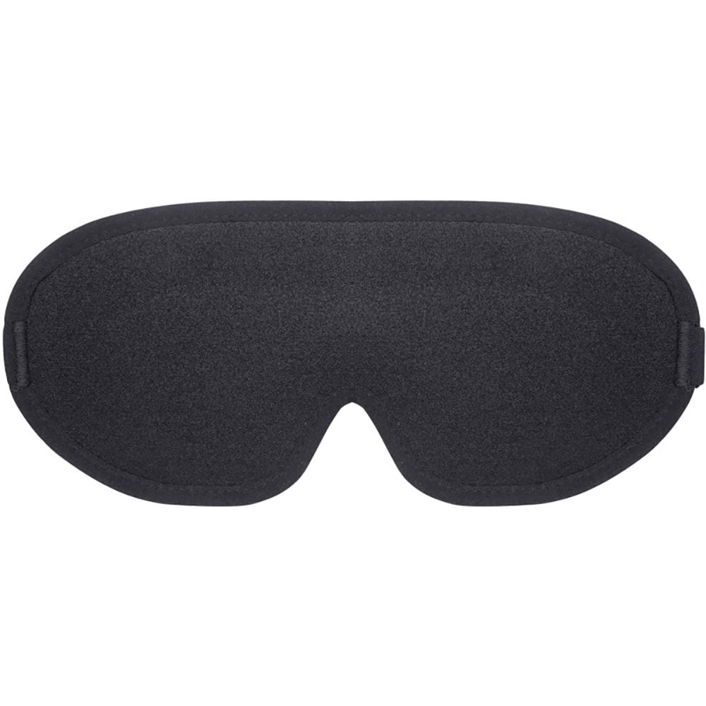3D-sovemaske med minneskum - svart