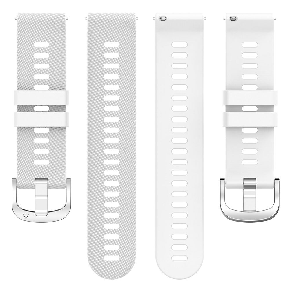 Silikonarmband till Garmin Forerunner 165 20mm - Vit