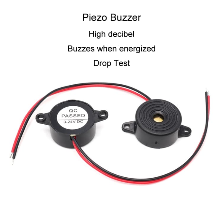 Sound Buzzer SFM-20B 95dB med piezoelektrisk teknik