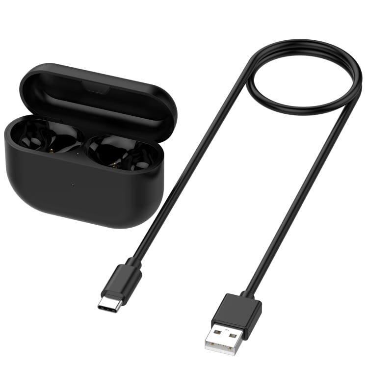 Laddbox till Jabra Elite 8 i svart med magnetisk laddning och kompakt design