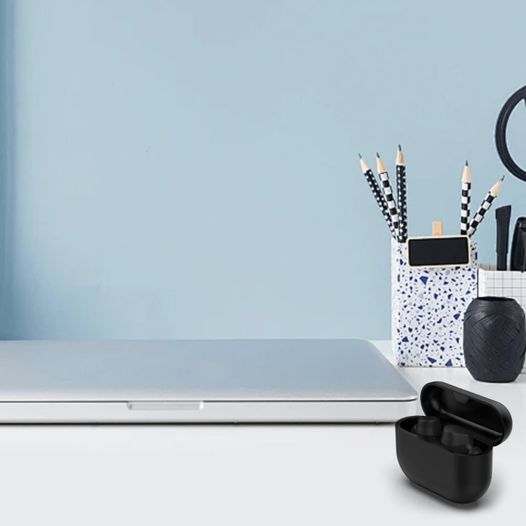 Laddbox till Jabra Elite 8 i svart med magnetisk laddning och kompakt design