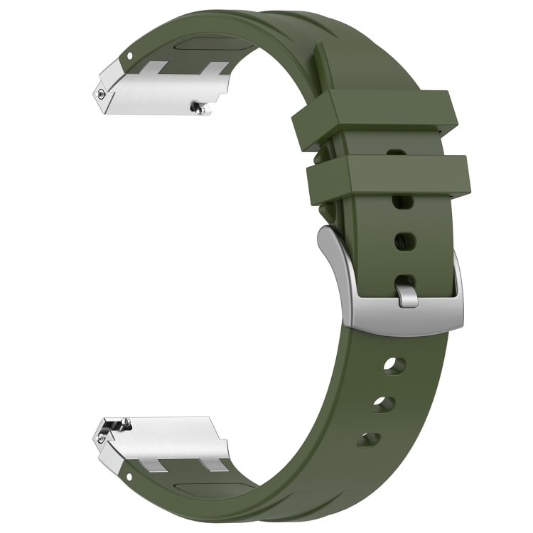 Silikonarmband till Amazfit Watch Bip 5 22mm - Grön