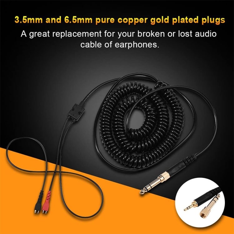 Ljudkabel till Sennheiser HD25 / HD560 / HD540 / HD430 / HD250