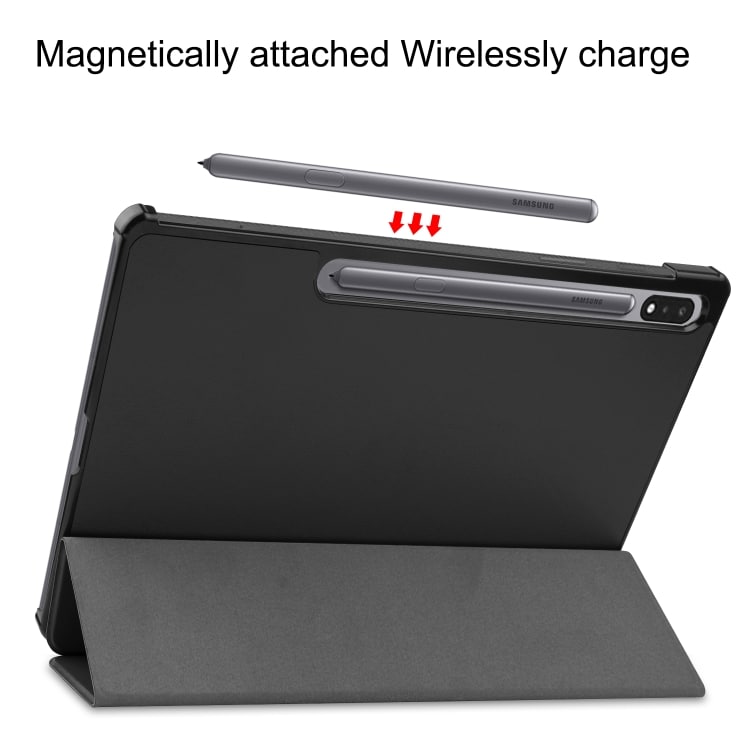 Trifold Fodral med ställ till Samsung Galaxy Tab S8+ / Tab S8 Plus / Tab S7 FE / Tab S7+