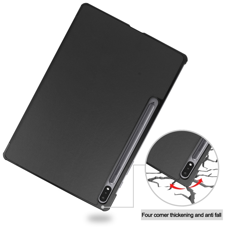 Trifold Fodral med ställ till Samsung Galaxy Tab S8+ / Tab S8 Plus / Tab S7 FE / Tab S7+