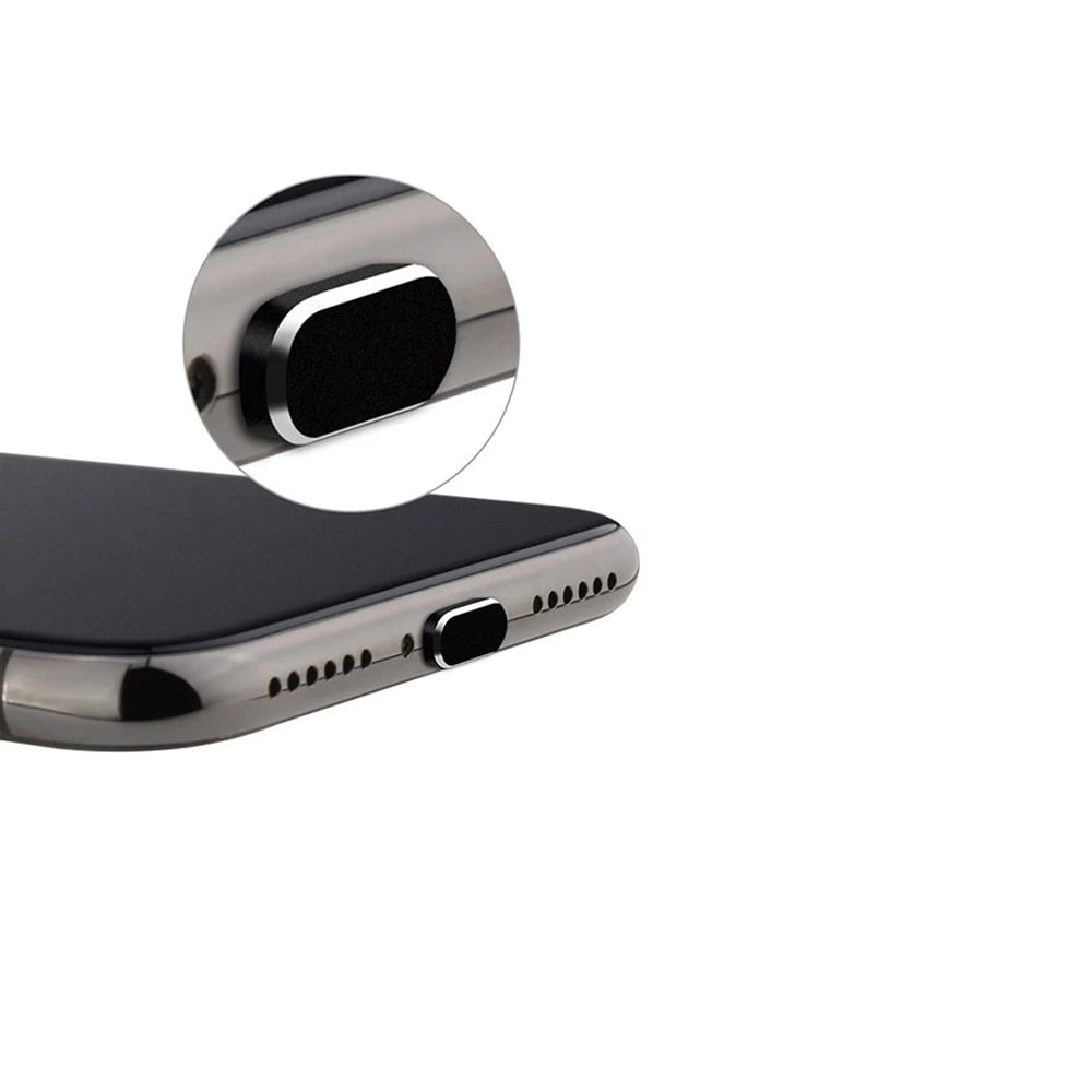 Dammskydd för USB-C port - Svart