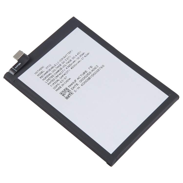 Batteri NT01 till Nothing Phone 1 med 4500mAh kapacitet
