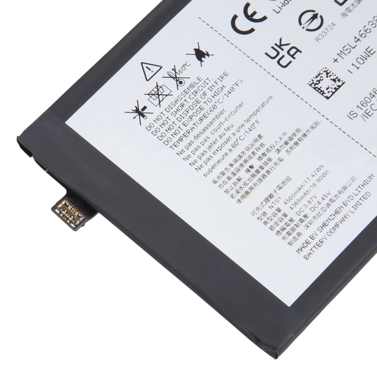 Batteri NT01 till Nothing Phone 1 med 4500mAh kapacitet