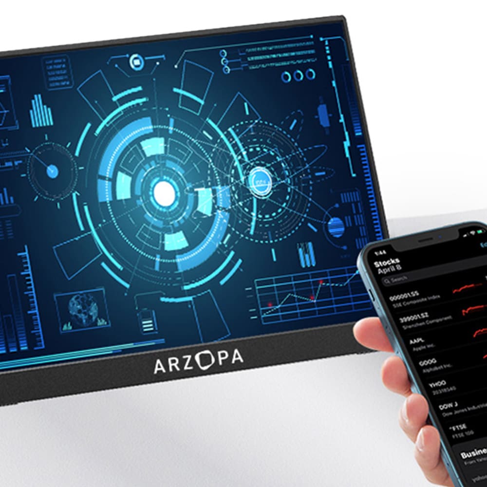Arzopa A1 bärbar monitor 15,6" med Full HD och USB-C-anslutning