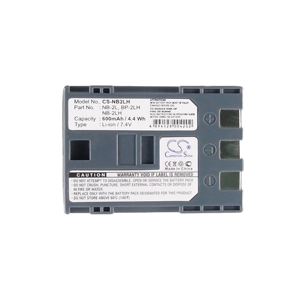 Batteri NB-2L till Canon BP-2LH / ZR800 / HG10 / MVX300