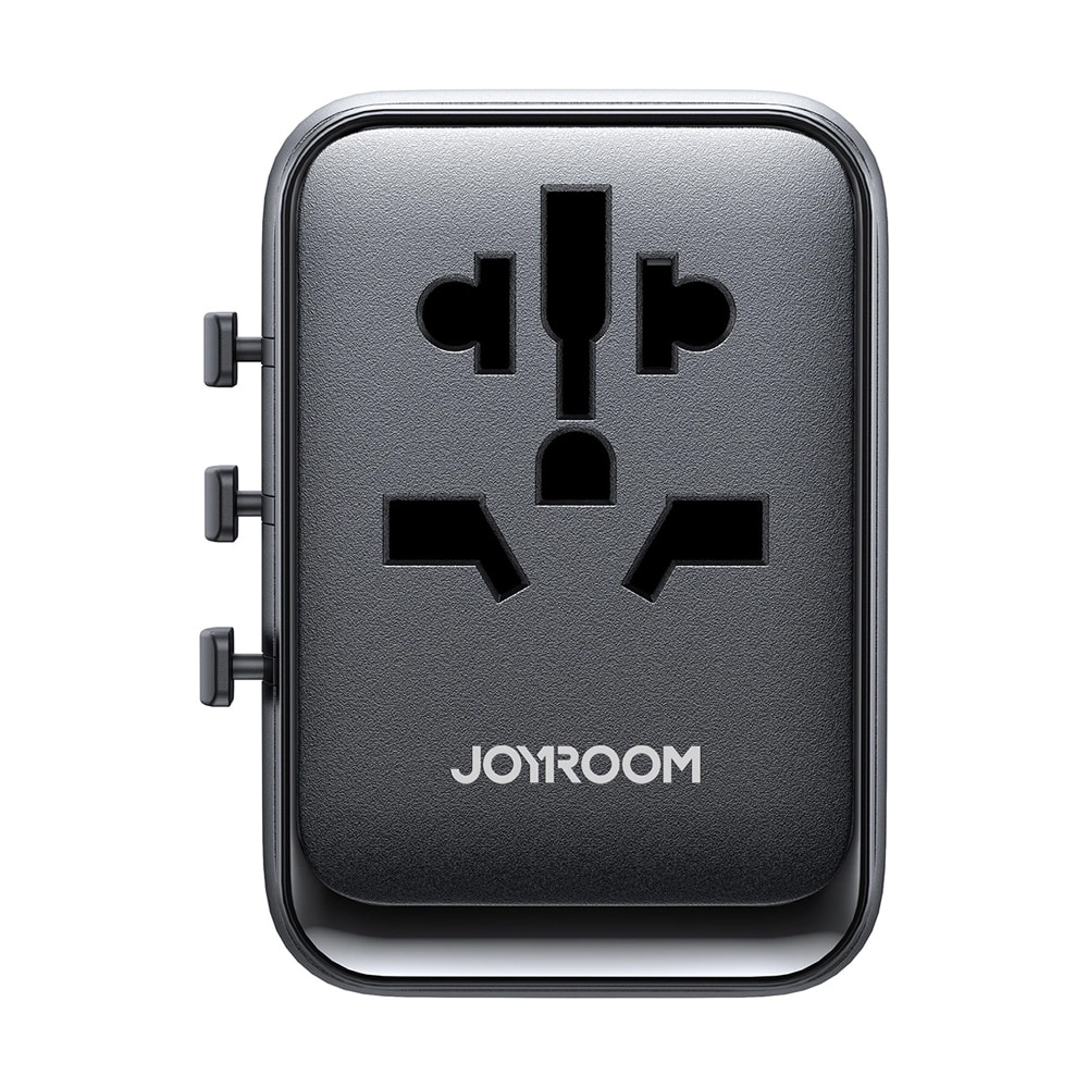 Joyroom Reseadapter 17W med EU / US / UK / JP / AU / CN - Svart