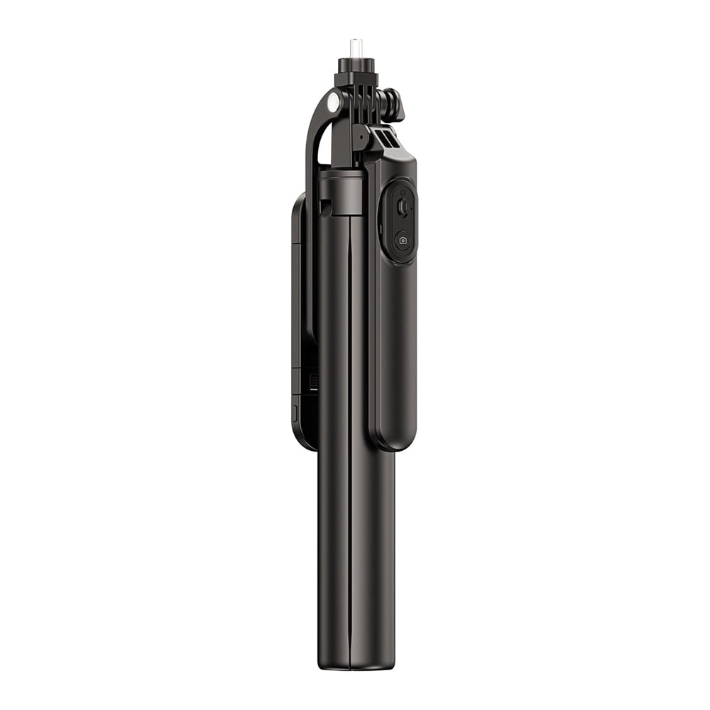 Selfie-stick med tripod, LED-lampor och teleskophandtag 1,75 m samt Bluetooth 5.2