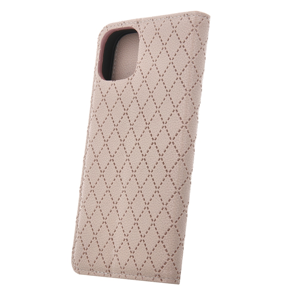 Stilfuldt flip-etui med stativ til Xiaomi - Redmi A3 4G (Global) - Beige
