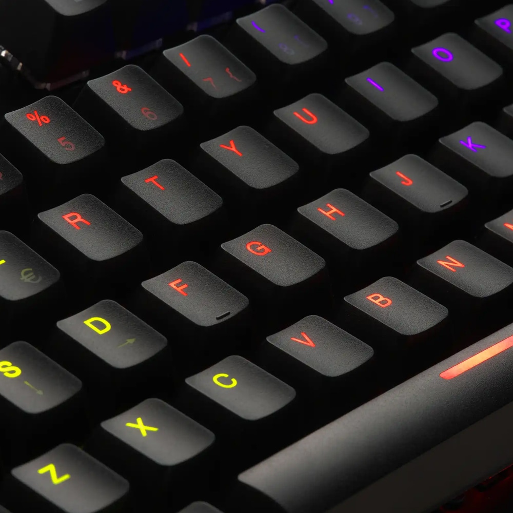 Denver GKK-330 gaming tangentbord med mekaniska brytare och RGB-belysning – Nordic layout