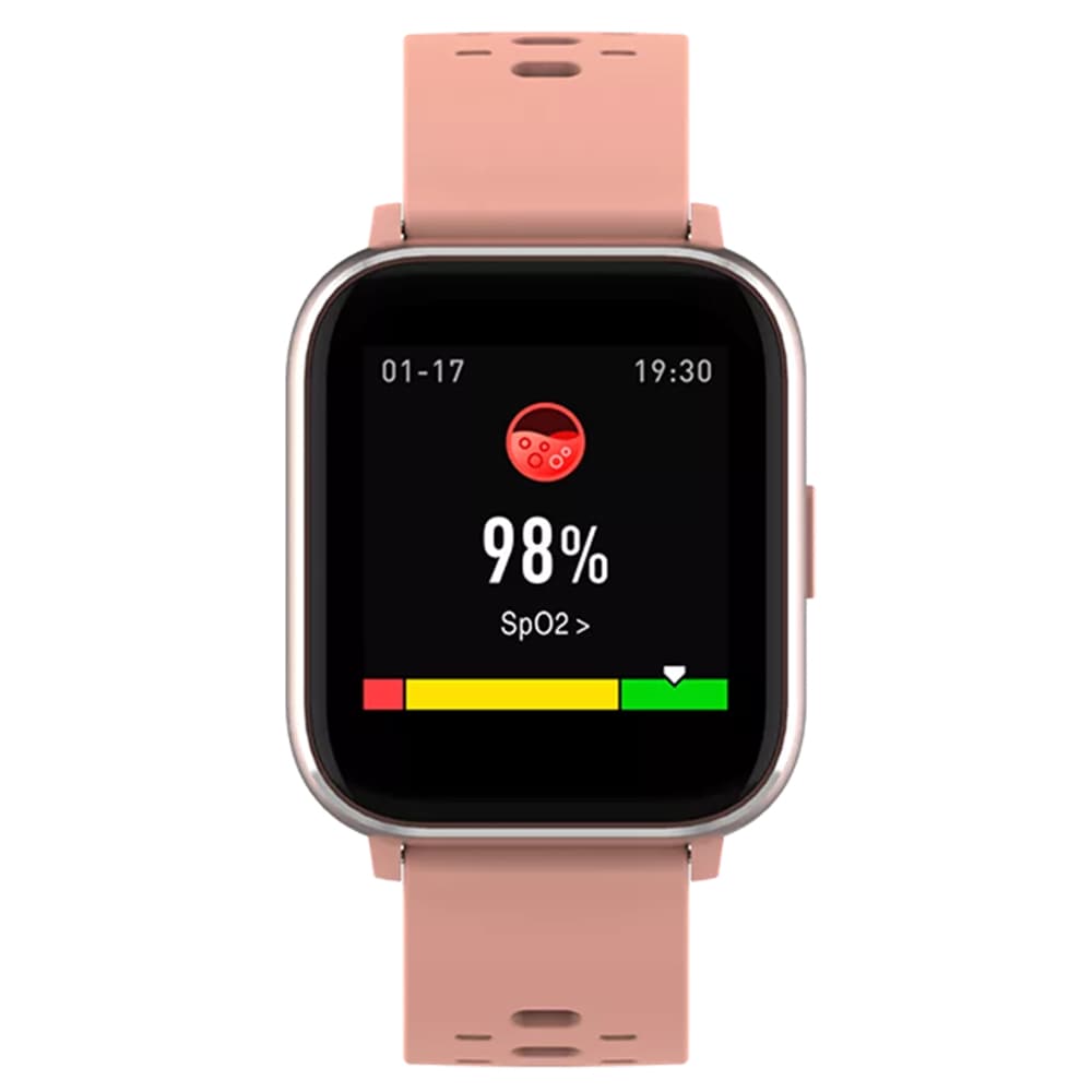 Denver SW-164 smartwatch med kroppstemperatur- och pulssensor – Rose