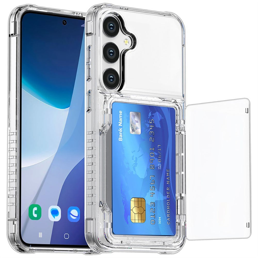 Bagcover med kortplads og stander til Samsung S24 Plus
