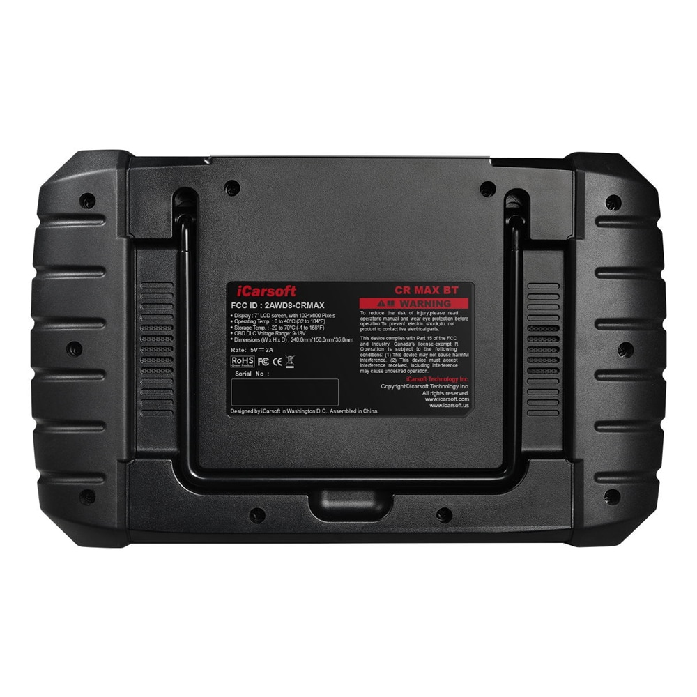 iCarsoft CR Max Bluetooth vikakoodinlukija - ammattimainen auton diagnostiikkatyökalu, jossa on langaton OBD-yhteys