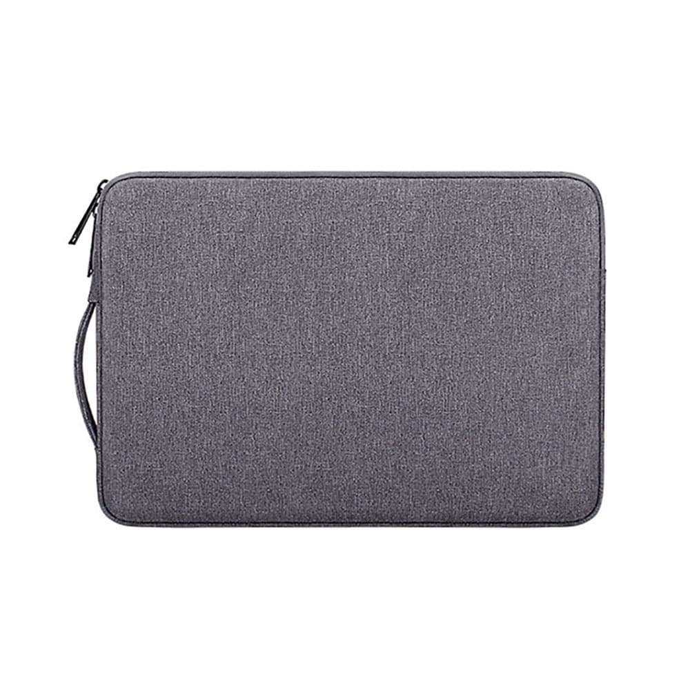 Vattentåligt laptopfodral i oxfordtyg och polyester, 14,1" – grå