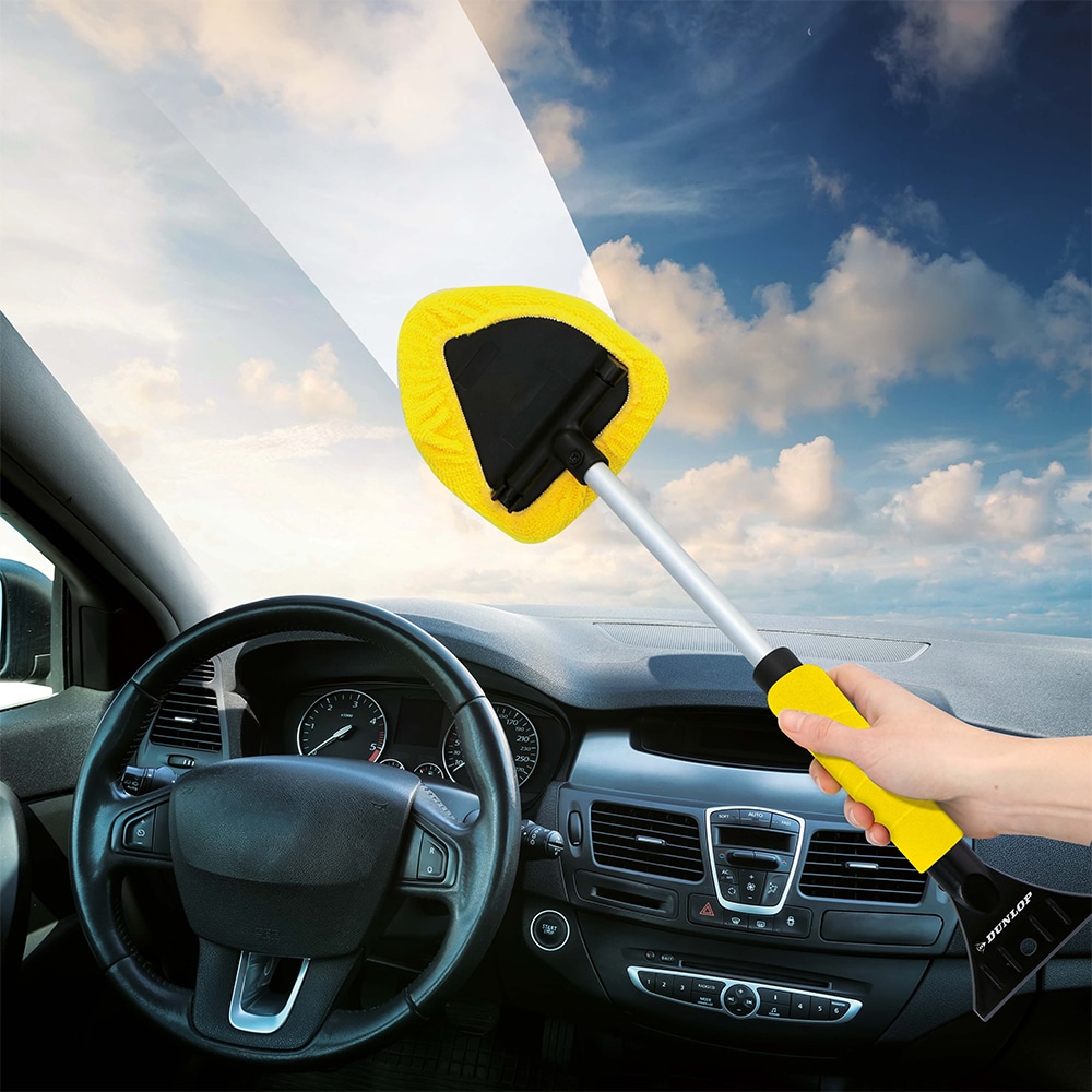 Dunlop isskrapa och fönstertorkare med teleskophandtag