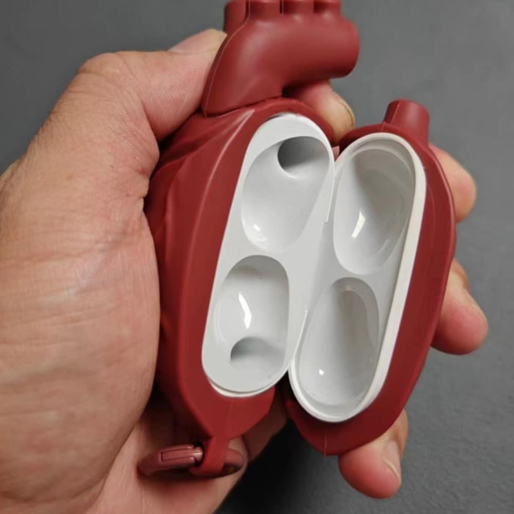 Skyddsfodral till Apple AirPods 3:e generation med hjärtdesign