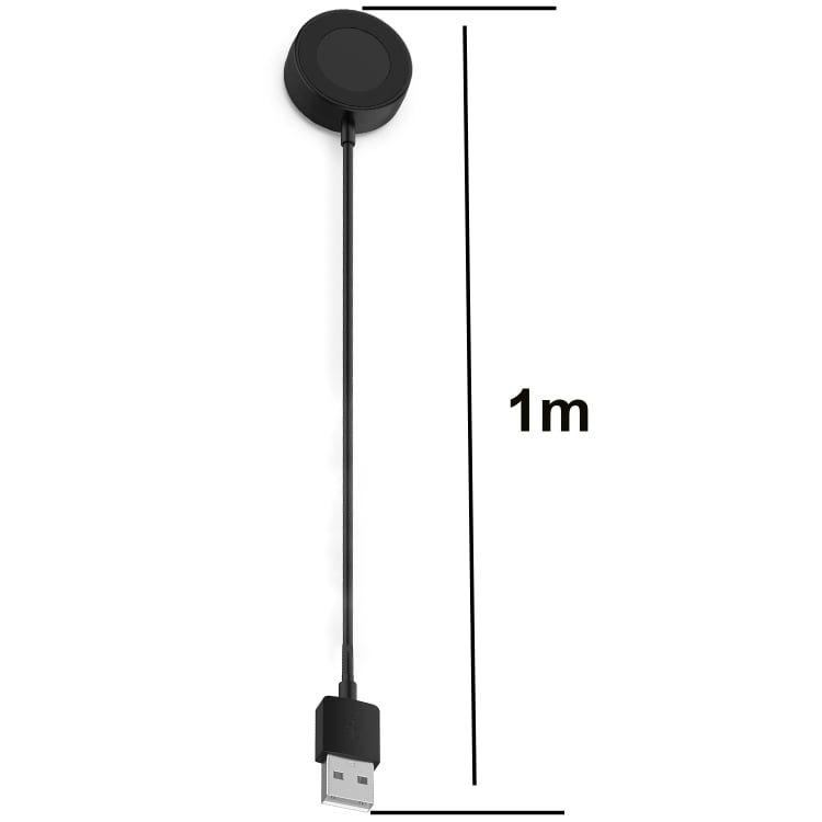 Ladestativ for garmin fenix 8 med USB-platebase og 1 meter kabel
