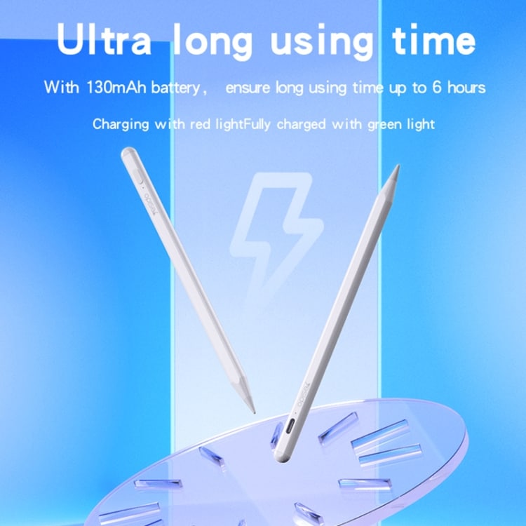 Magetisk Universal Styluspenna med lång batteritid - Vit
