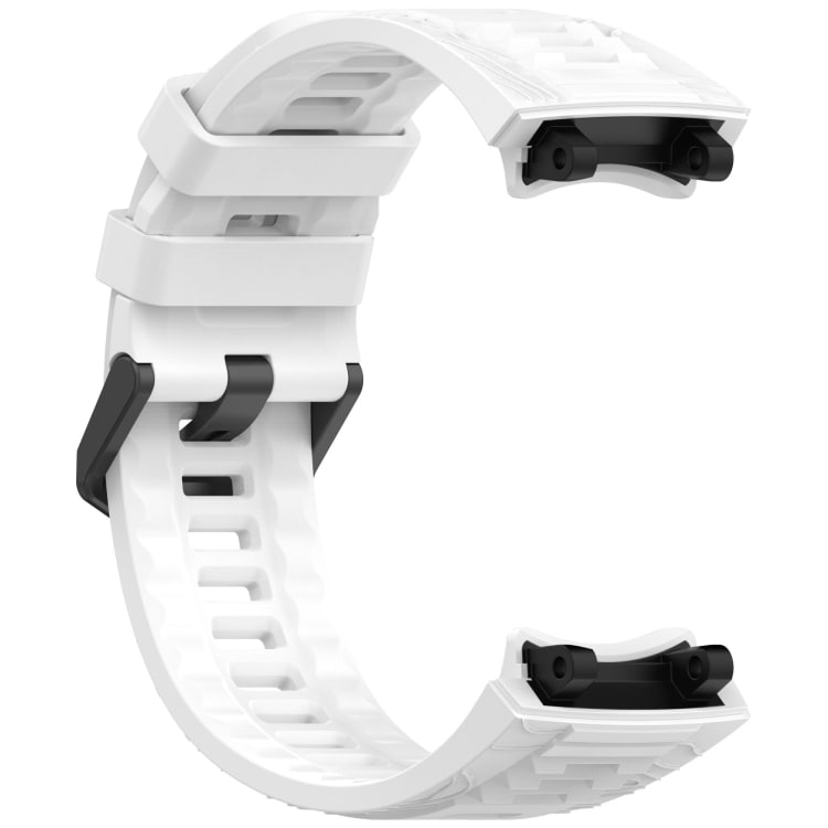Silikonarmband till Amazfit T-Rex 3 med snabbfäste - Vit