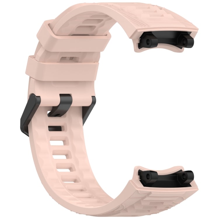 Silikonarmband till Amazfit T-Rex 3 med snabbfäste - Rosa