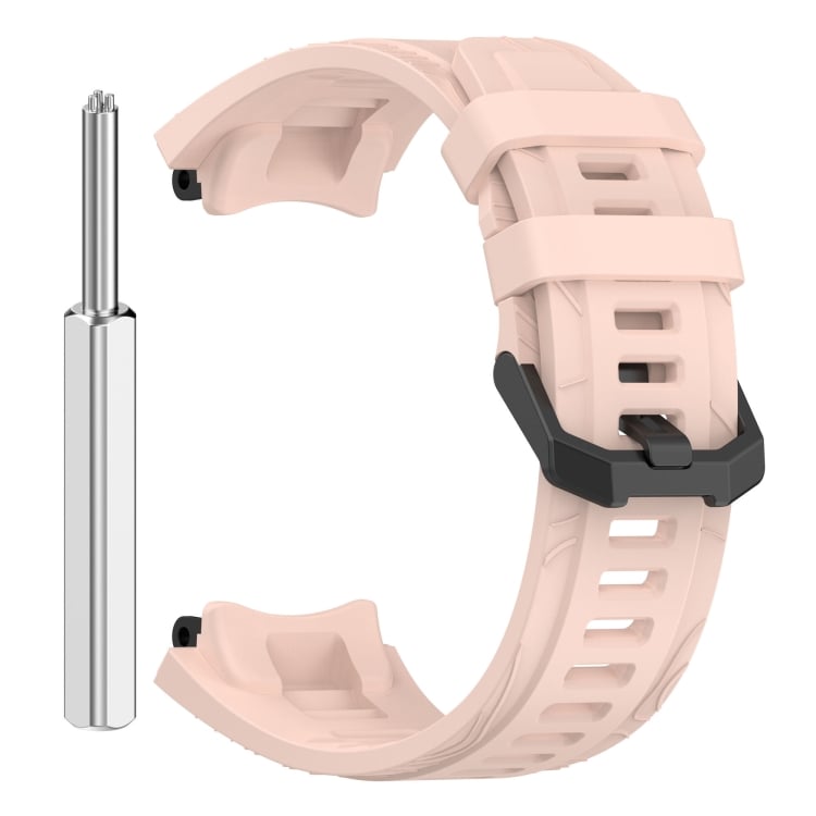 Silikonarmband till Amazfit T-Rex 3 med snabbfäste - Rosa
