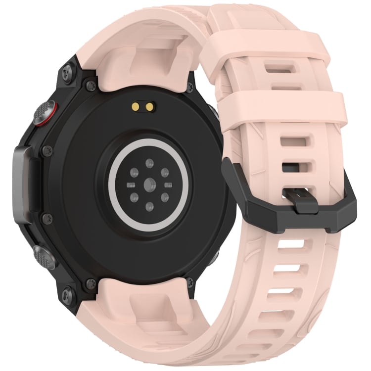 Silikonarmband till Amazfit T-Rex 3 med snabbfäste - Rosa