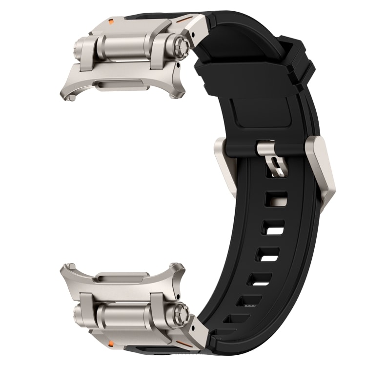 Silikonarmband till Samsung Galaxy Watch Ultra 47mm med Snabbfäste - Svart