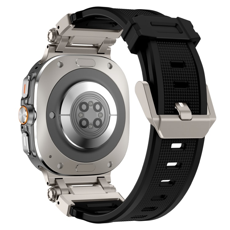 Silikonarmband till Samsung Galaxy Watch Ultra 47mm med Snabbfäste - Svart