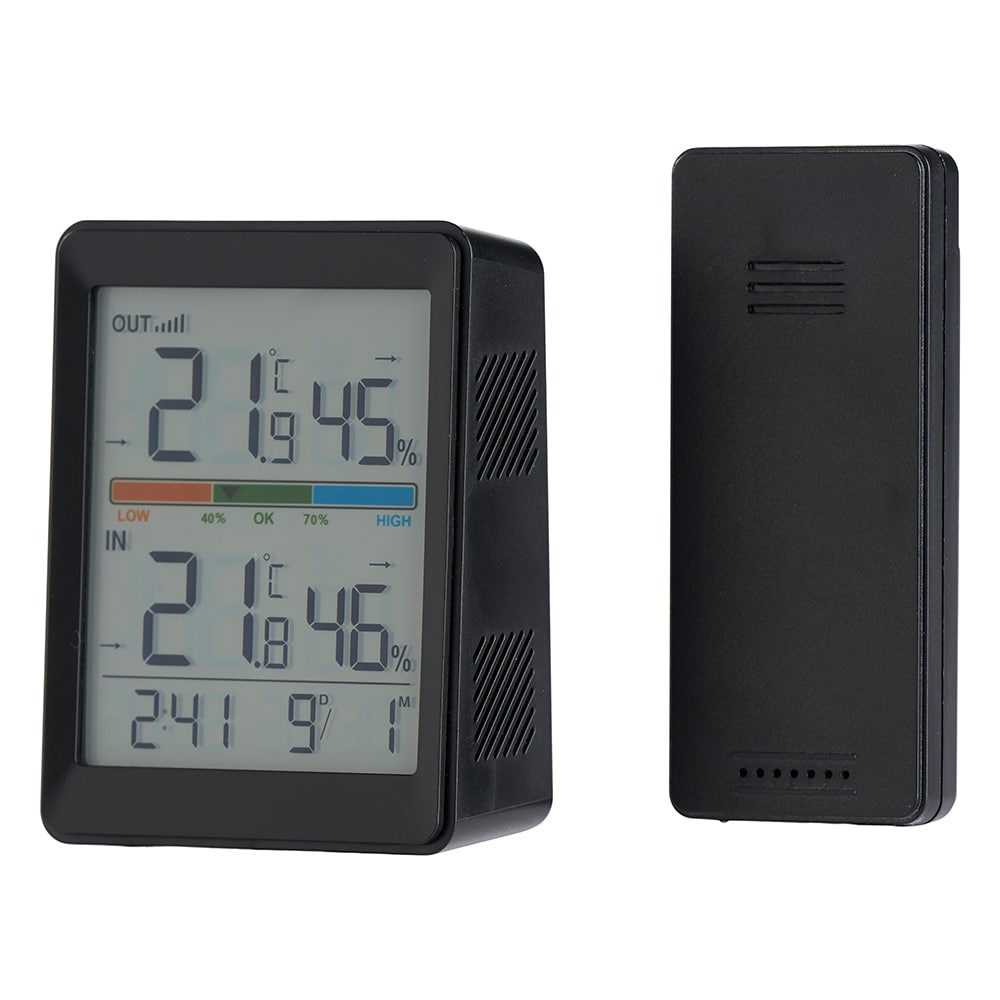 Trådløst termometer med ekstern sensor og digitalt display