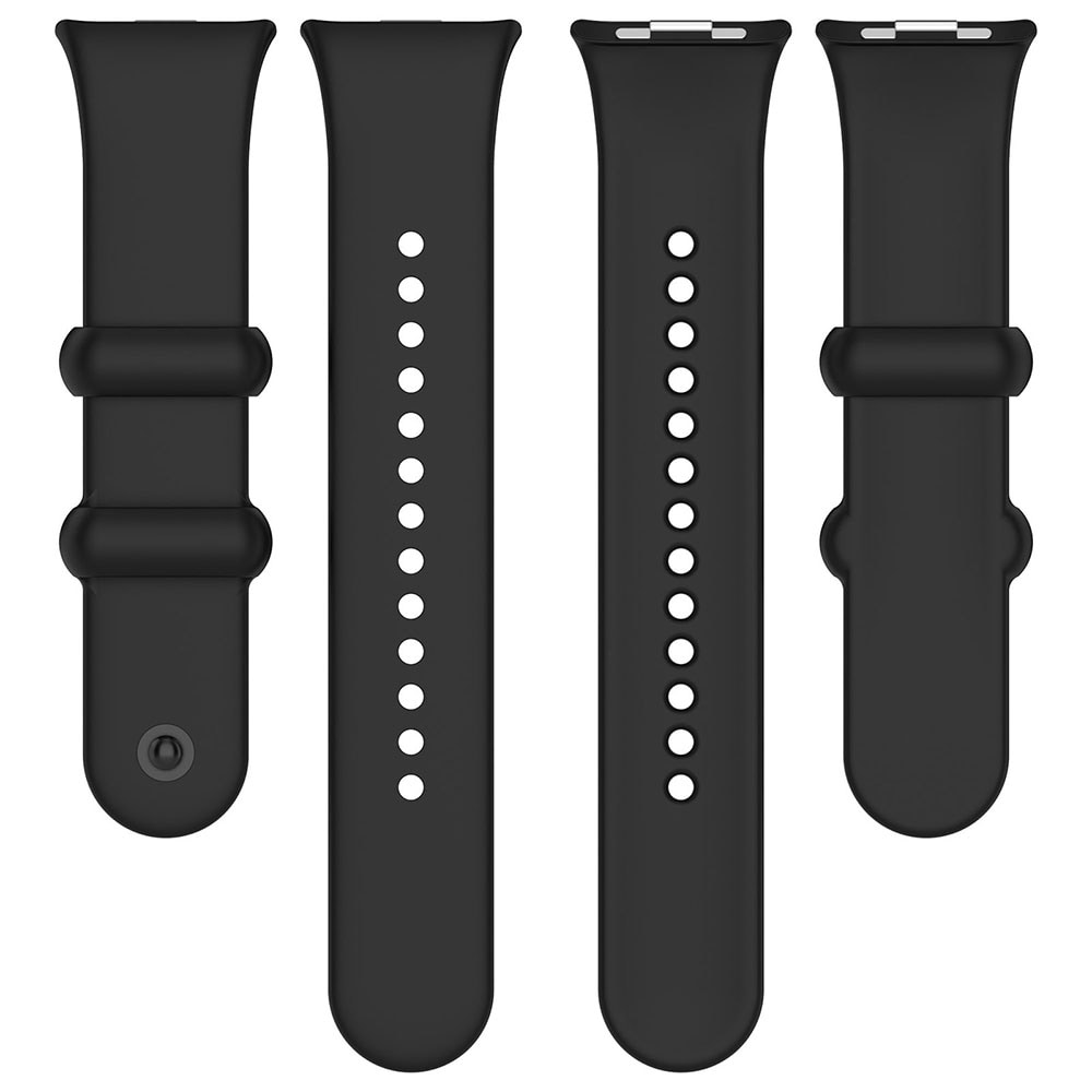 Silikonarmband till Xiaomi Redmi Watch 4 / Watch Band 8 Pro / 9 Pro - Svart