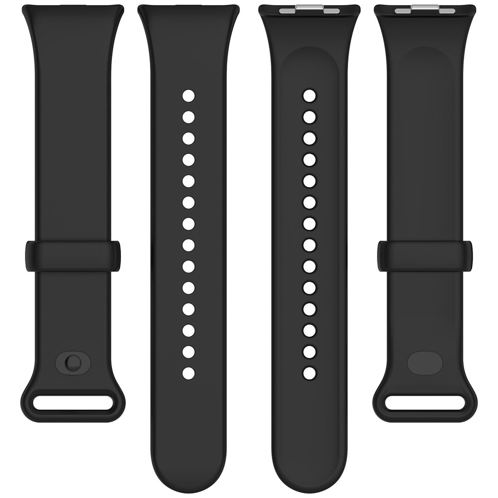 Silikonarmband till Xiaomi Redmi Watch 4 / Watch Band 8 Pro / 9 Pro - Svart