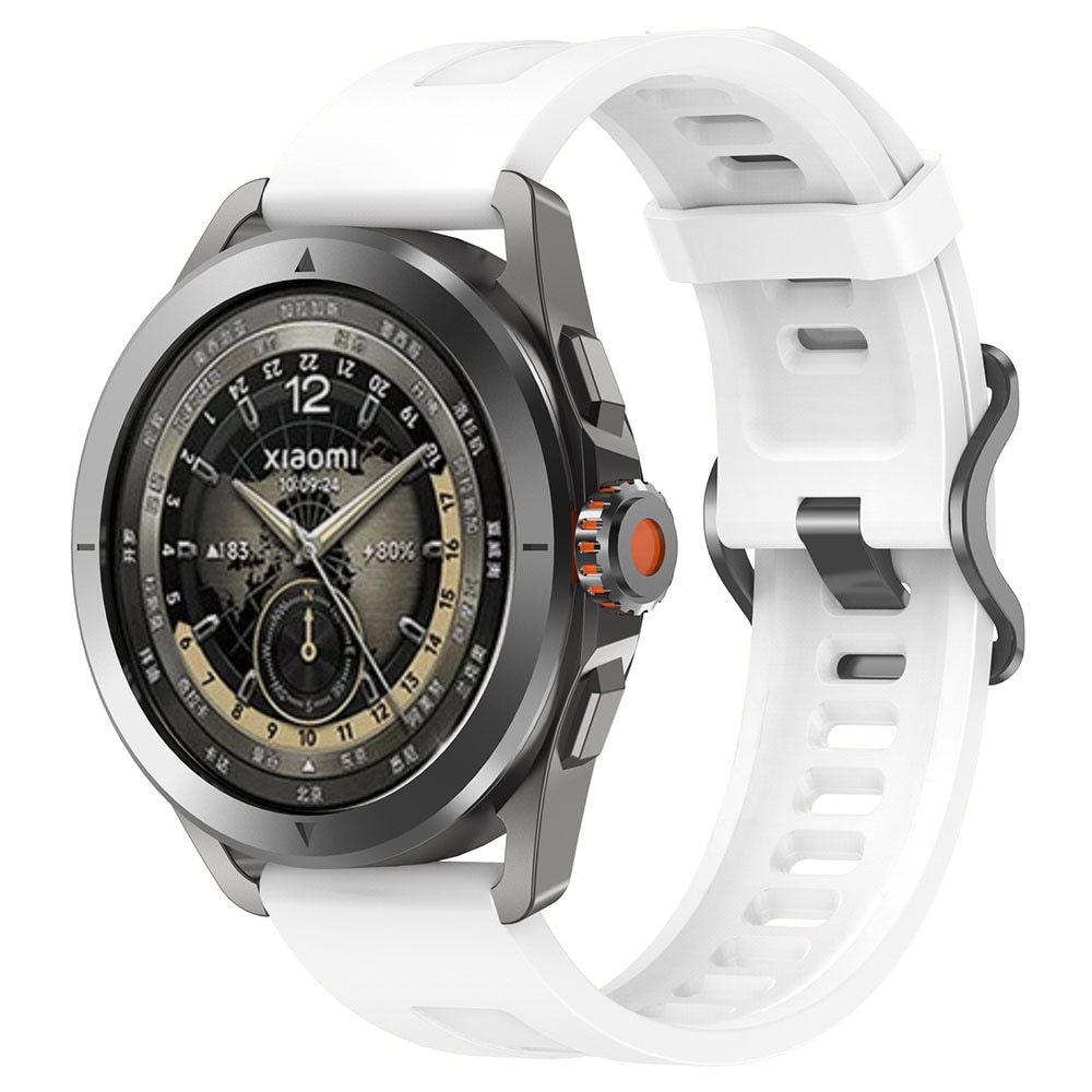 Silikonarmbånd for Xiaomi S4 Sport - Hvit