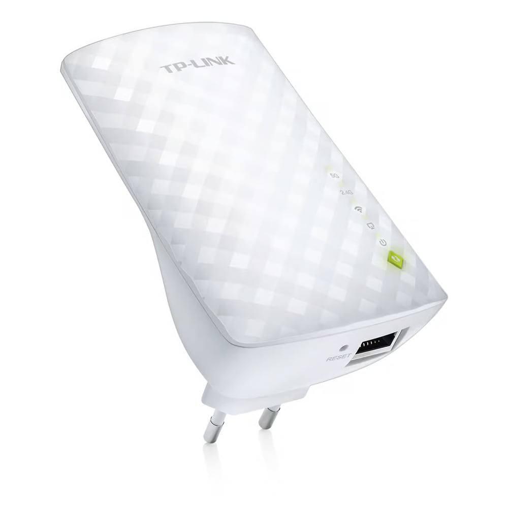 TP-Link RE200 WiFi-Range Extender med Dual-Band och Ethernet-port
