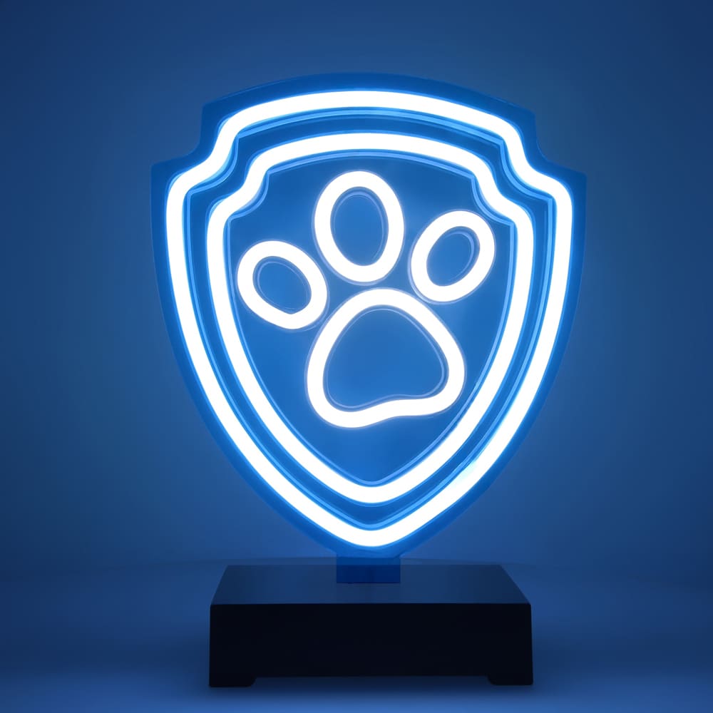 Paw Patrol LED Neonskylt på fot - Paw