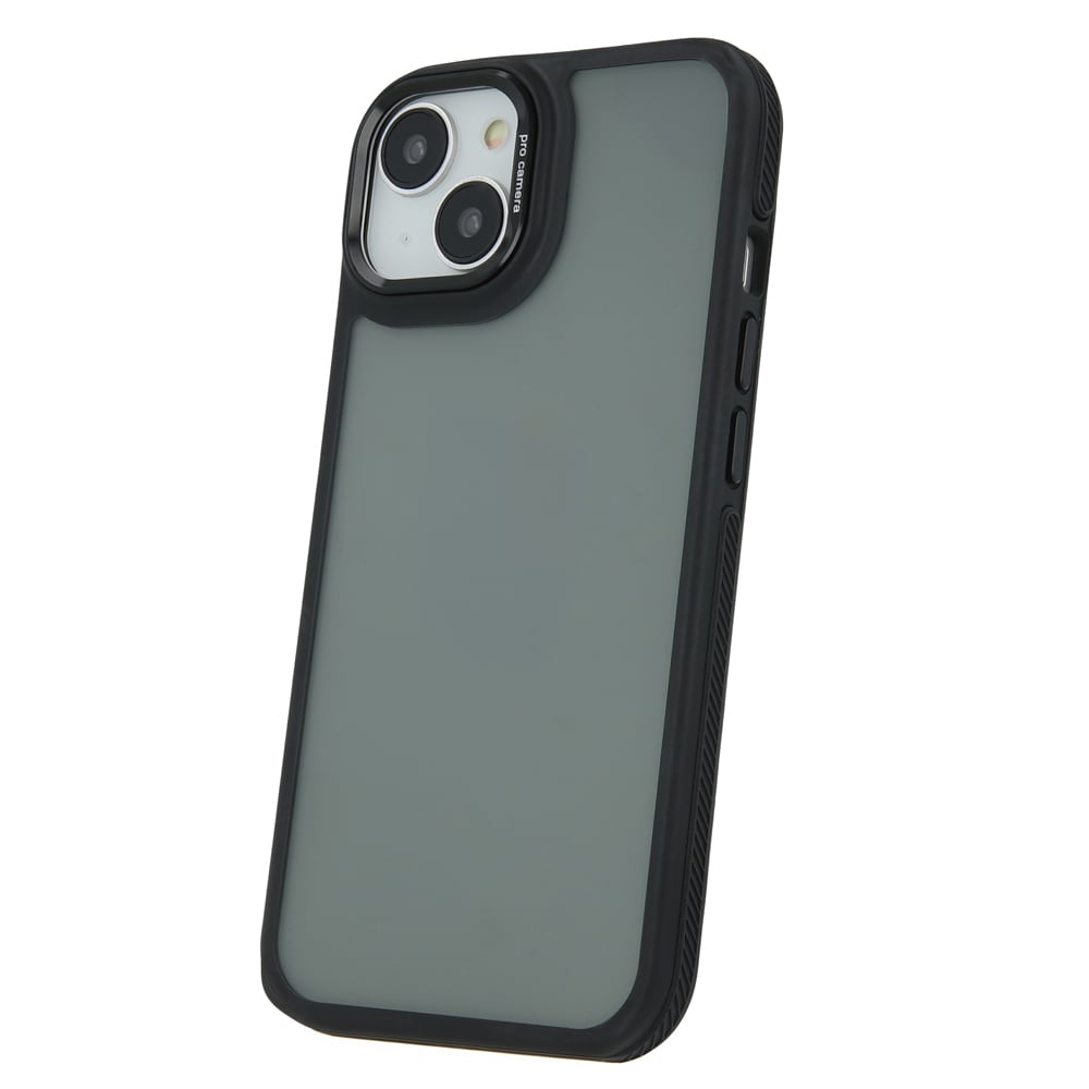 Crystal Bakskal till iPhone 16 - Svart
