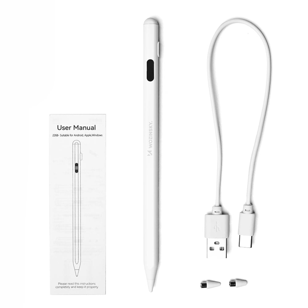 Wozinsky Universal Stylus med precision och snabb laddning – Vit