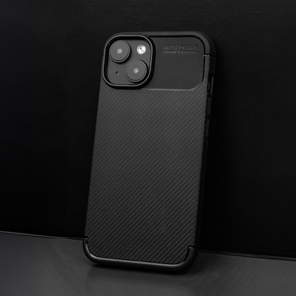 Carbon-rygskal til iPhone 16 Plus