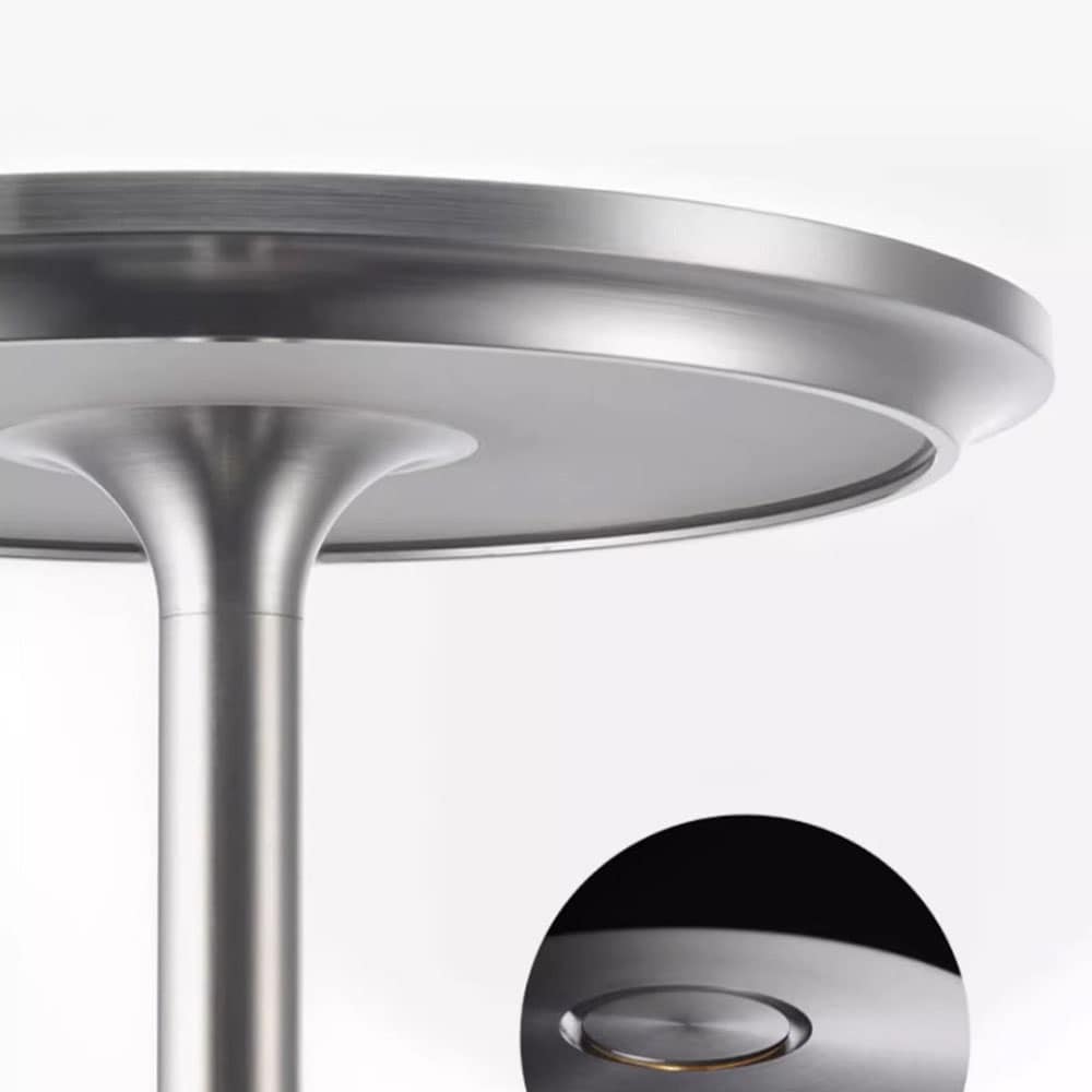Bordslampa/nattlampa med touchkontroll och USB-laddning - Silver