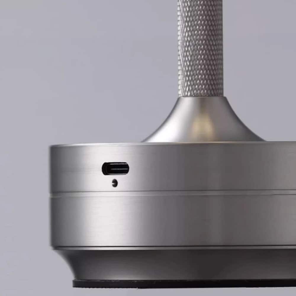 Bordslampa/nattlampa med touchkontroll och USB-laddning - Silver