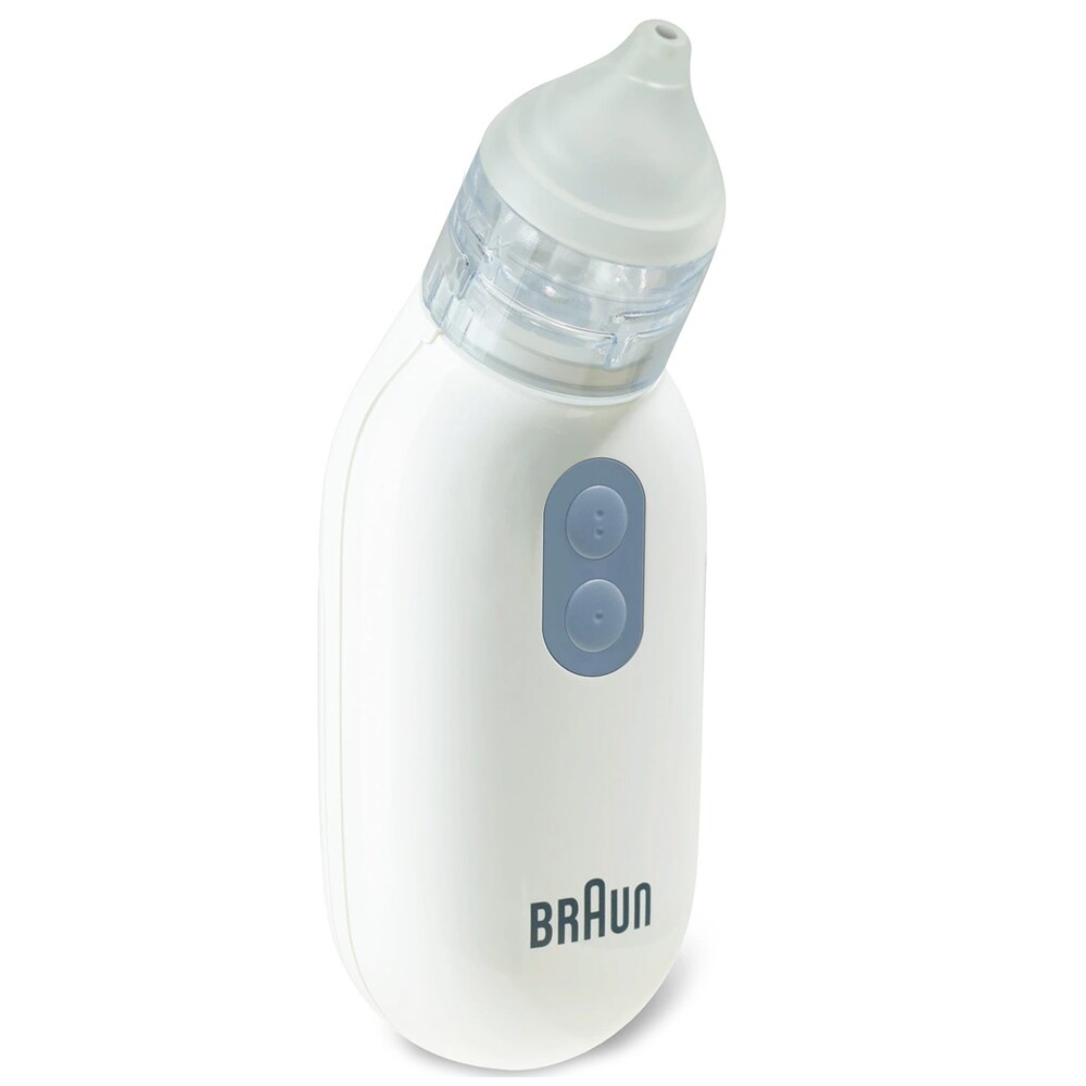 Batteridriven nässug Braun BNA100EU för skonsam näsrengöring