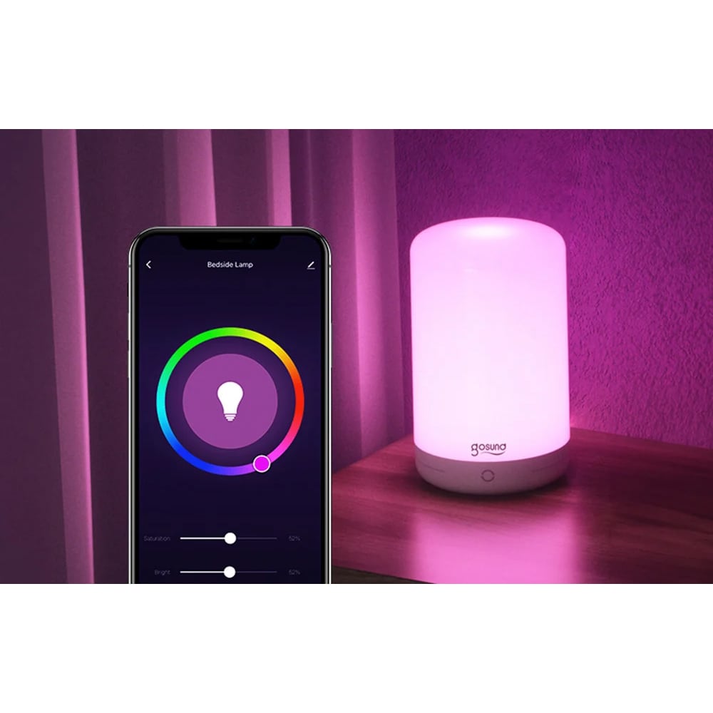 Gosund smart sänglampa – Tuya-kompatibel RGB-lampa med appstyrning