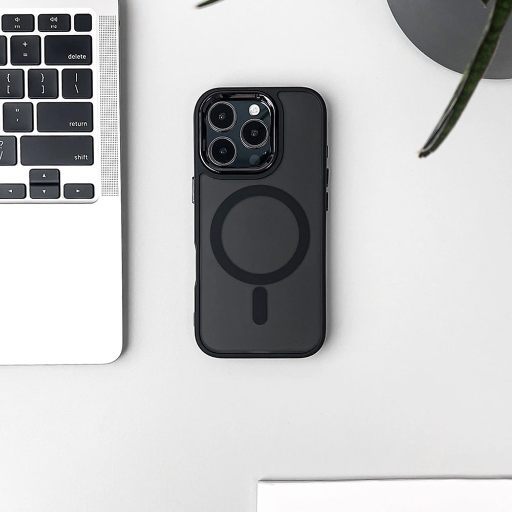 Magnetisk bagskal til iPhone 16 - Sort