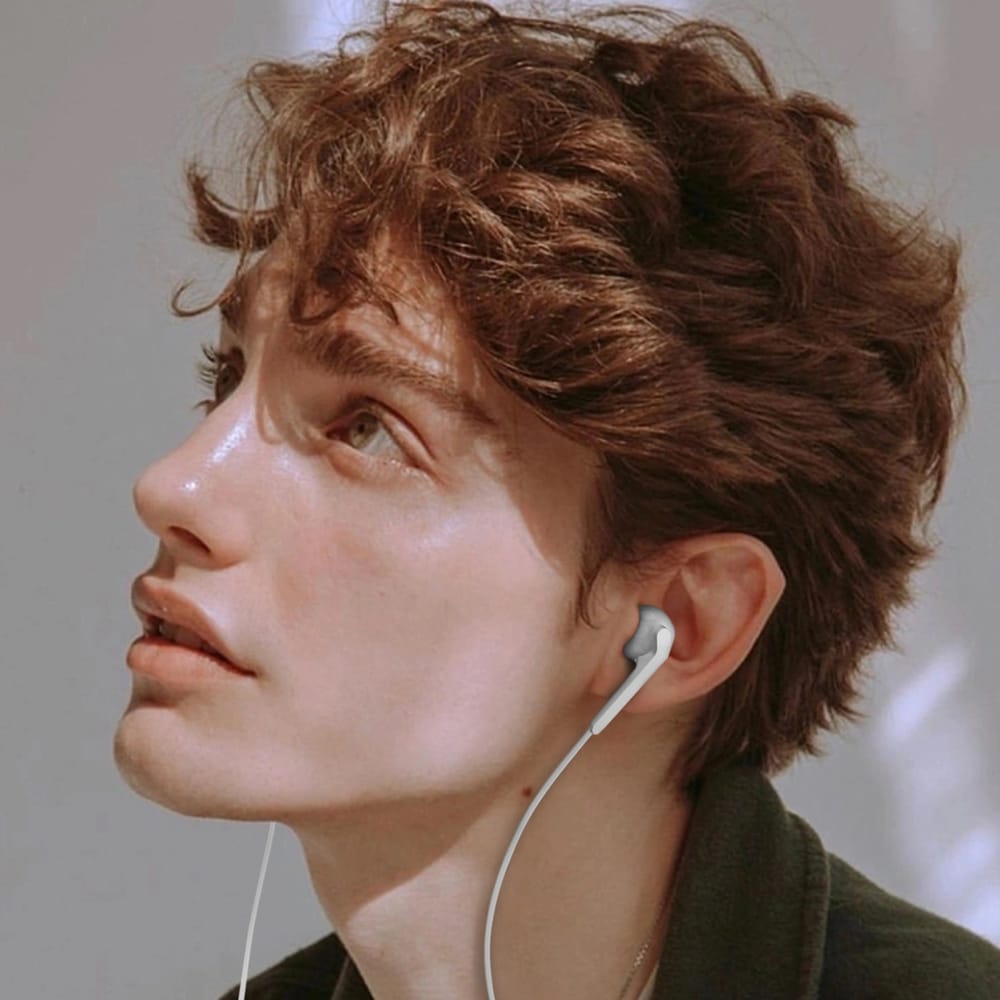 Dudao X3C In-Ear Headset med USB-C - Vit
