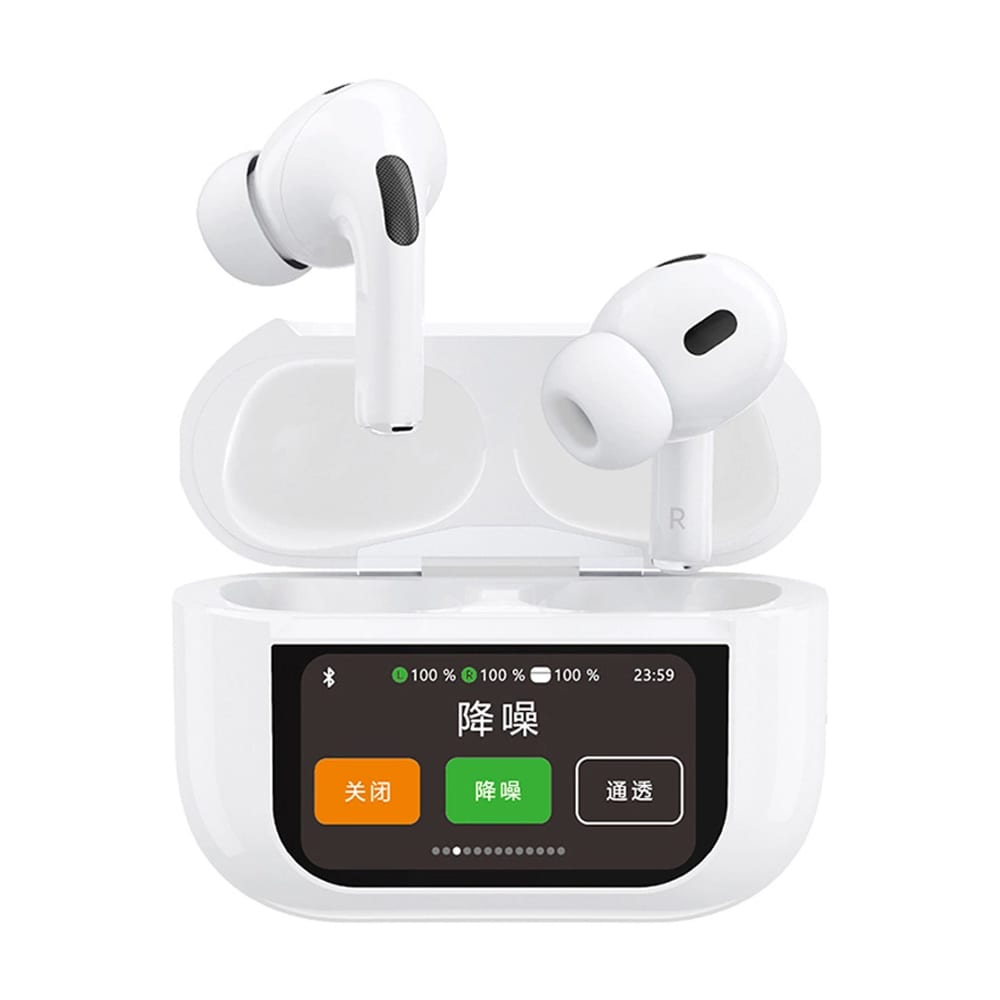 Dudao U19 trådlösa in-ear hörlurar med Bluetooth 5.3 och ANC - Vit