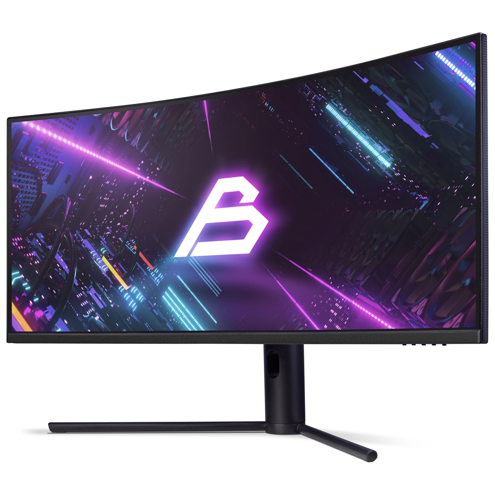 Blackstorm Curved 34" 180Hz UWQHD gamingmonitor med FastVA-panel